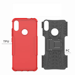 Funda TPU+PC con textura de neumático para Redmi Note 7