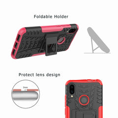 Funda TPU+PC con textura de neumático para Redmi Note 7