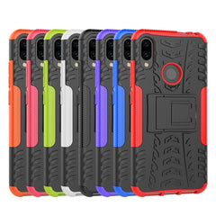 Funda TPU+PC con textura de neumático para Redmi Note 7