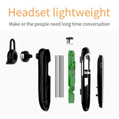 Moloke D5 Tipo de oreja colgante Auricular Bluetooth de negocios