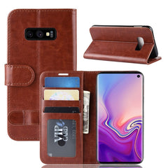 Funda de cuero con tapa horizontal de textur...