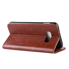 Funda de cuero con tapa horizontal de textur...